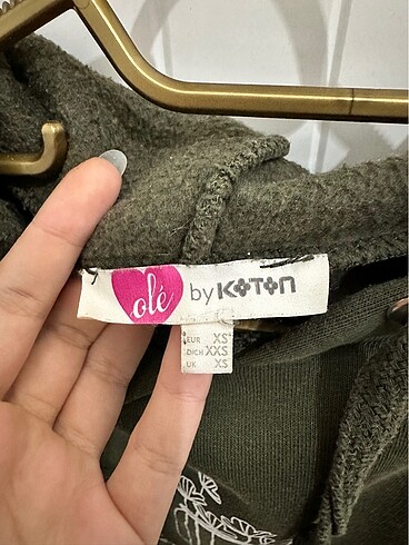 xs Beden Crop sweatshirt