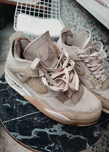 42 Beden çeşitli Renk Nike air Jordan 4 of white vintage