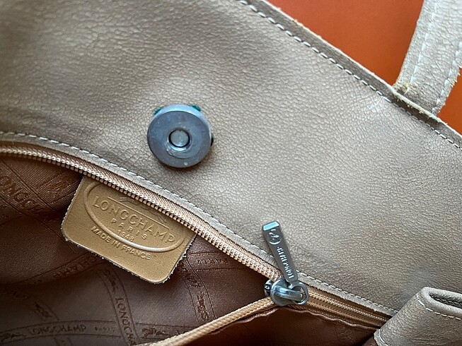 Beden camel Renk Vintage Longchamp Çanta