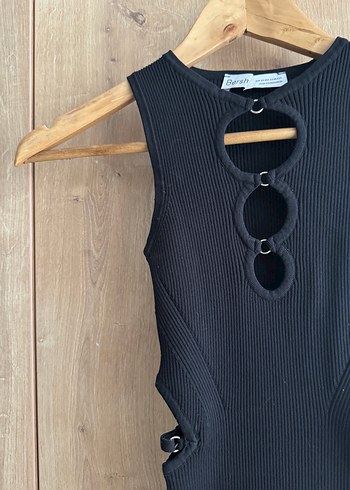 BERSHKA Siyah  Mini Elbise - Görsel 4