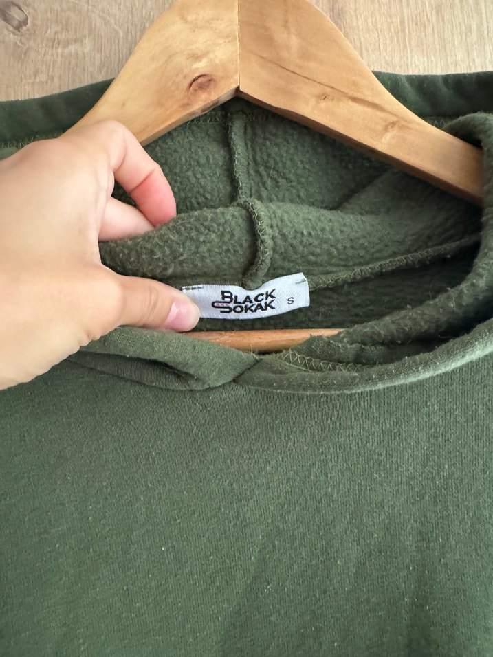 Koyu Yeşil Unisex Sweatshirt - Görsel 4