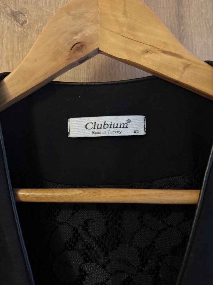 Düğmeli Siyah Kadın Süet Blazer Ceket - Görsel 3