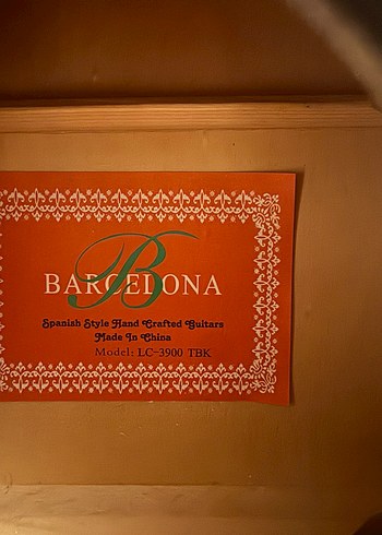 BARCELONA Gitar - Görsel 2