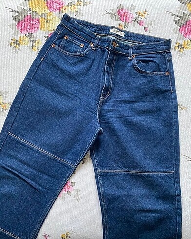 Pull and Bear Yüksek Bel Straight Jean