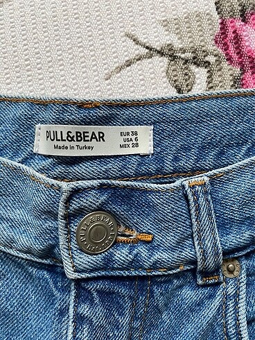 38 Beden Yüksek Bel Straight Jean