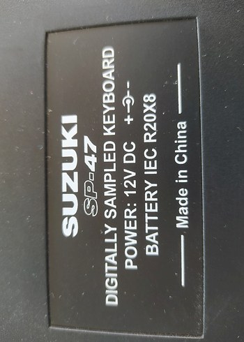 SUZUKI Mavi Dijital Klavye ve Stand - Görsel 5