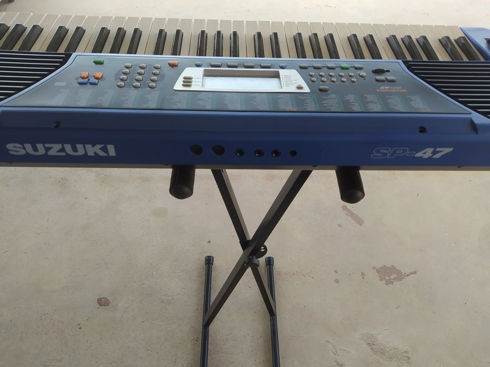 SUZUKI Mavi Dijital Klavye ve Stand - Görsel 4