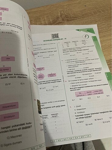 hiç kullanılmamış 10. sınıf kimya soru bankası