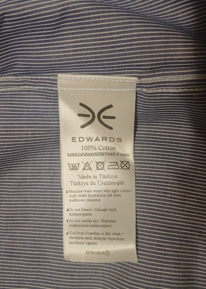 Edwards Marka Erkek Gömlek M Beden - Görsel 3