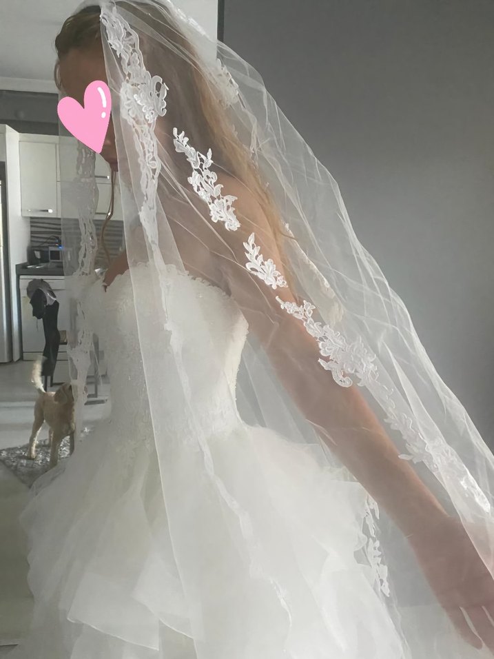 Pronovias Gelinlik - Vakko Duvak — görsel 7/9
