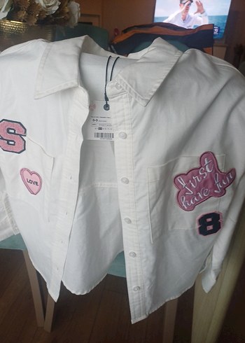 Zara Kız Çocuk Gömlek - Görsel 7