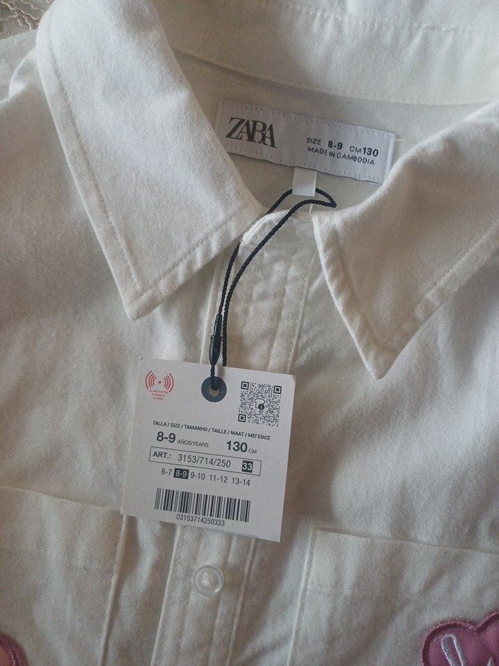 Zara Kız Çocuk Gömlek - Görsel 2