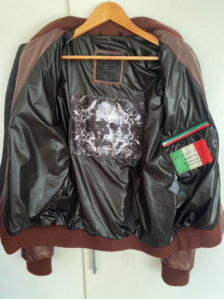 Orjinal deri ceket philip plein - Görsel 5