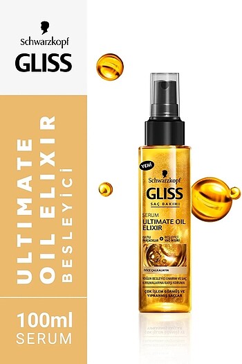Schwarzkopf Gliss Ultimate Oil Elixir Bakım Serumu