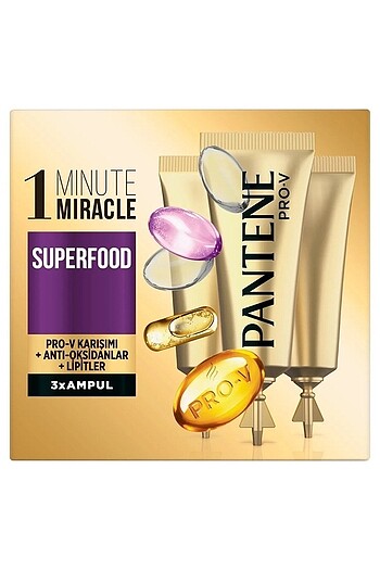 Pantene Ampul 1 Dakikada Mucize 3x15ml