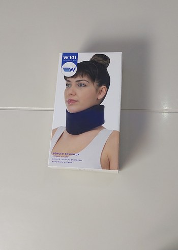 Mavi Elastik Boyunluk (Medium )