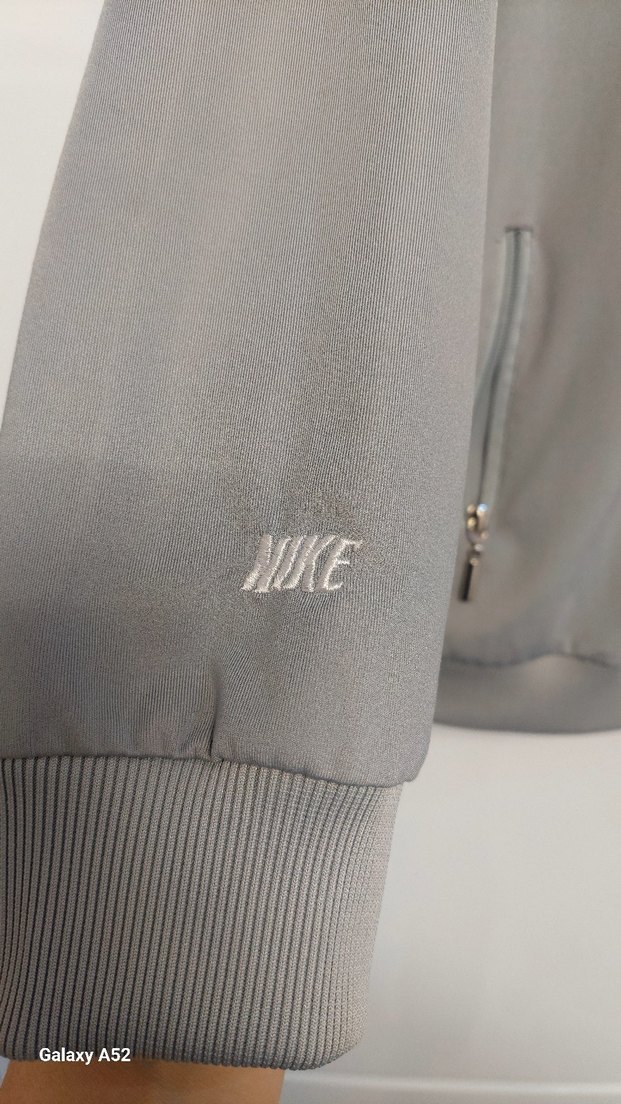 Gri Nike Fermuarlı Spor Ceket - Görsel 3