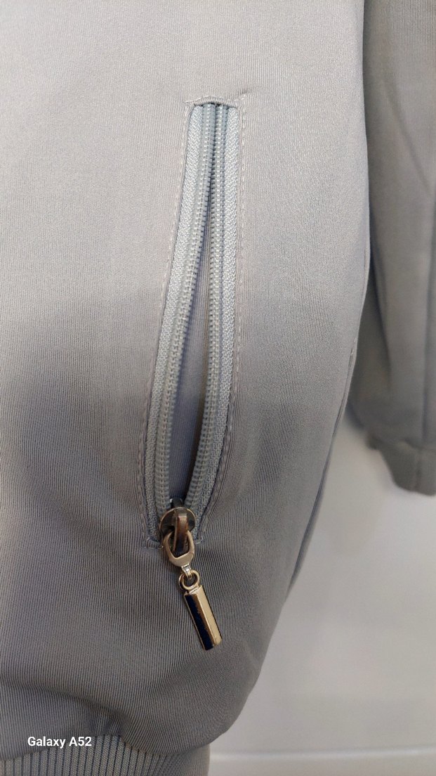 Gri Nike Fermuarlı Spor Ceket - Görsel 4