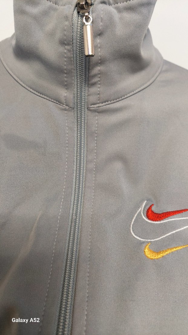 Gri Nike Fermuarlı Spor Ceket - Görsel 2