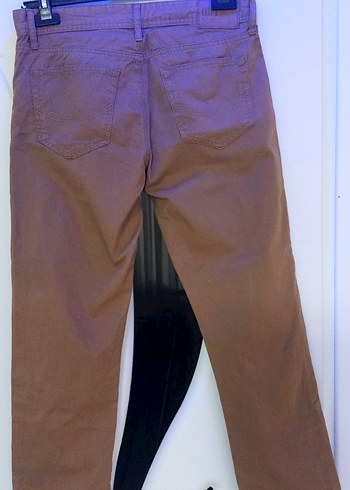 Düğmeli Rahat Kesim Erkek Pantolon - Görsel 3