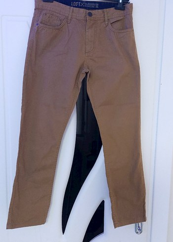 Düğmeli Rahat Kesim Erkek Pantolon - Görsel 2