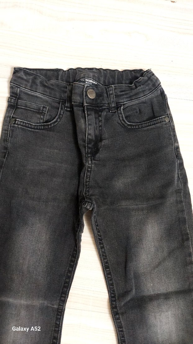 Erkek Çocuk Gri Denim Pantolon - Görsel 2