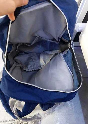 Gri saplı mavi bebek çantası - Görsel 3