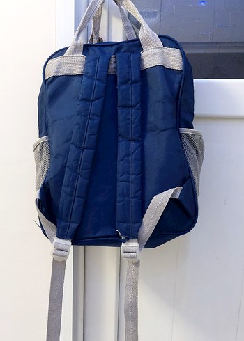 Gri saplı mavi bebek çantası - Görsel 2