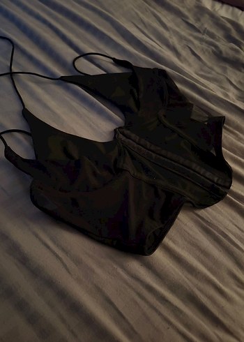 Siyah Gotik Midi Bel Detaylı Büstiyer - Görsel 2