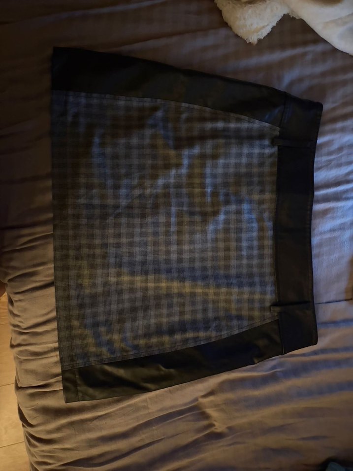 Adil Işık Siyah Ekose Desenli Etek - Görsel 2