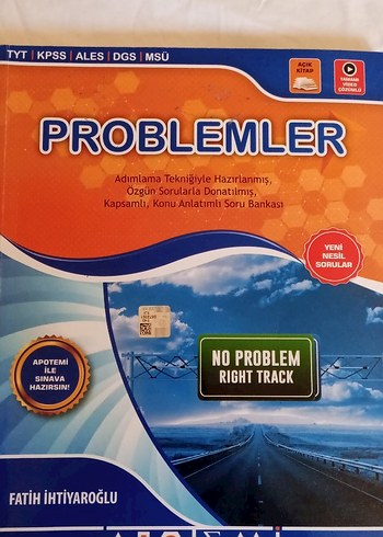 Problemler - Kapsamlı Konu Anlatımlı Soru Bankası