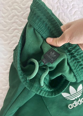 Yeşil Adidas Fermuarlı Erkek Eşofman Altı - Görsel 3