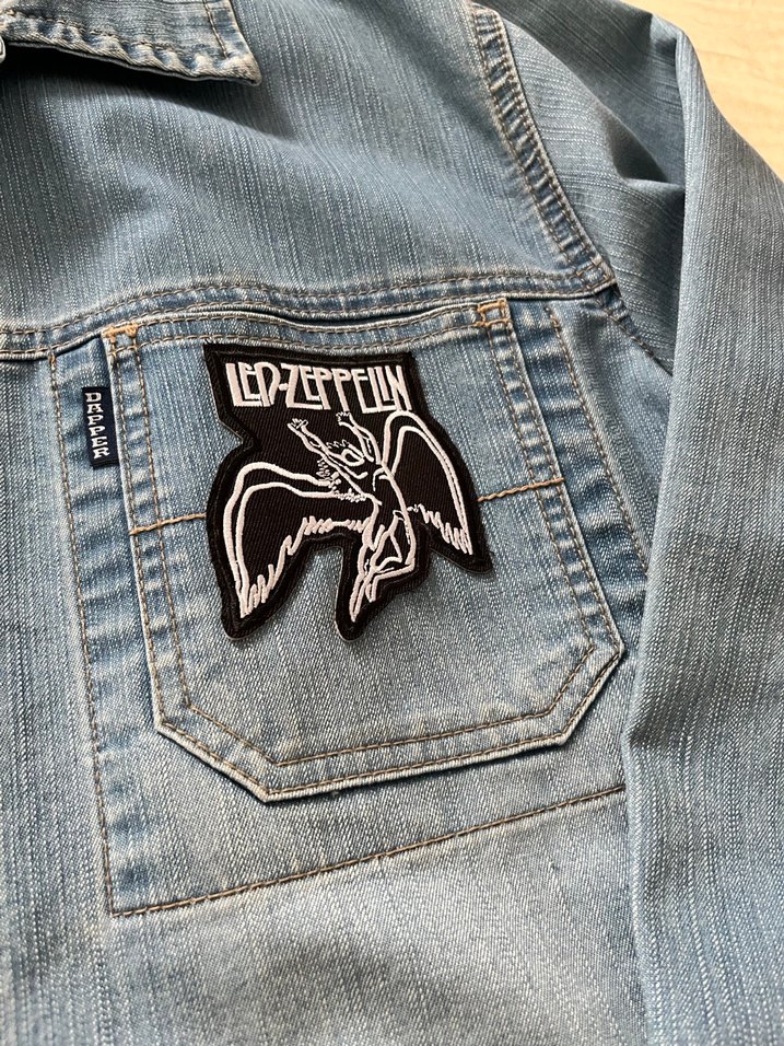 Düğmeli Mavi Erkek Denim Ceket - Görsel 2