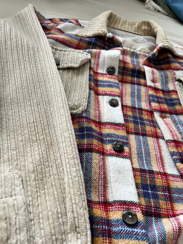 Düğmeli Ekose Erkek Gömlek - Görsel 2