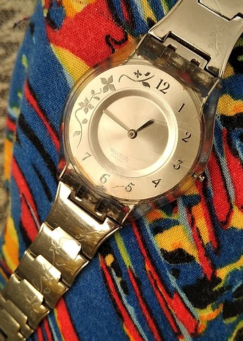 Swatch SS08K100G climber flowrry swatch kadın kol saati