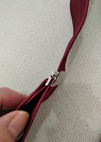 Bordo erkek Pantolon Askısı ve Papyon Seti - Görsel 7