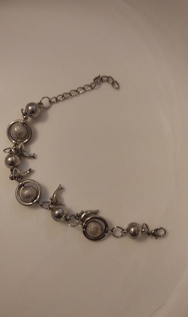 Vintage Zincir Yunus  Detaylı Kadın Bileklik - Görsel 4