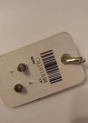 Çiçek Desenli Mini Boncuk Küpe Seti - Görsel 3