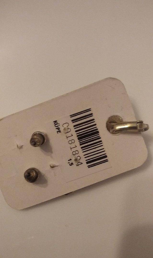 Çiçek Desenli Mini Boncuk Küpe Seti - Görsel 3