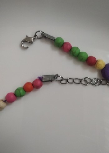 Renkli Boncuklu Bohem Uzun Kolye - Görsel 6