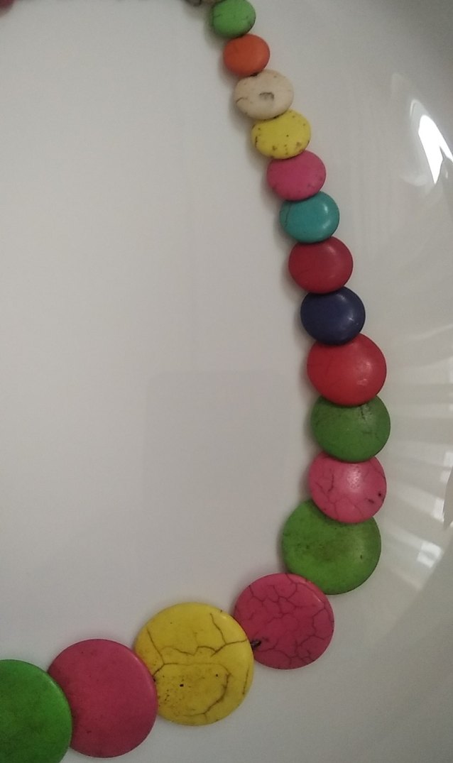 Renkli Boncuklu Bohem Uzun Kolye - Görsel 5