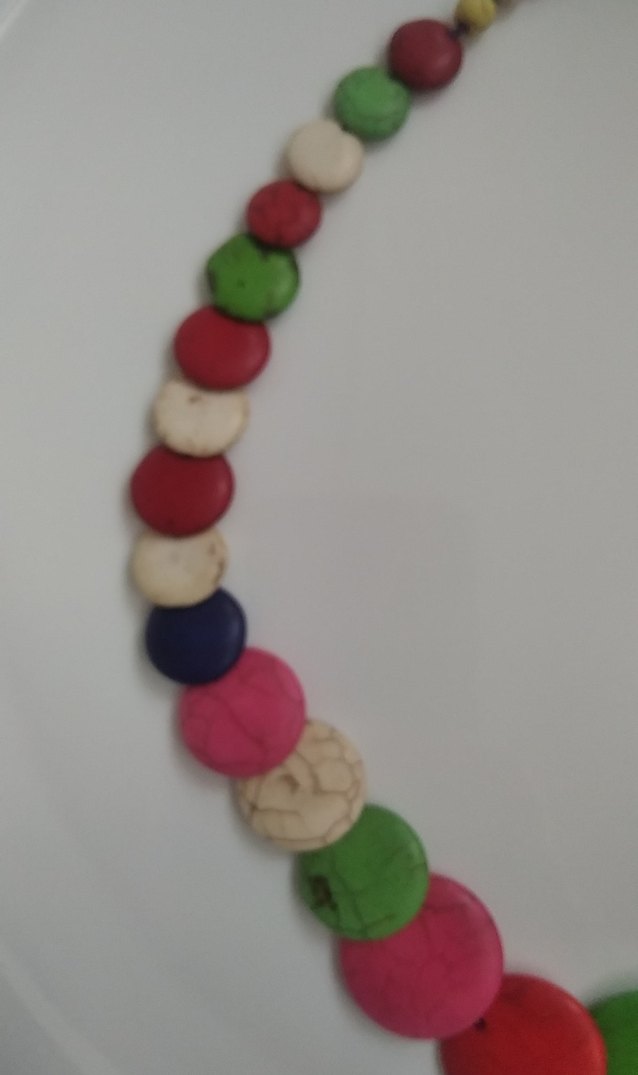 Renkli Boncuklu Bohem Uzun Kolye - Görsel 4