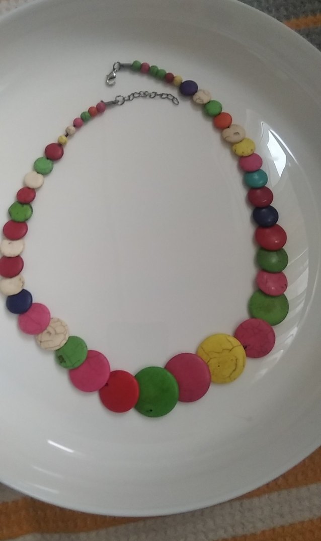 Renkli Boncuklu Bohem Uzun Kolye - Görsel 2