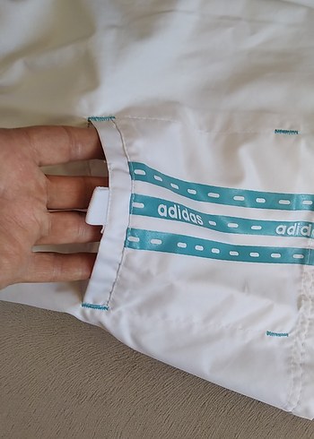 Erkek Beyaz Baskılı Mini Şort - Görsel 6