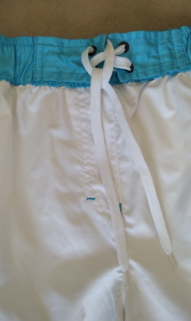 Erkek Beyaz Baskılı Mini Şort - Görsel 3