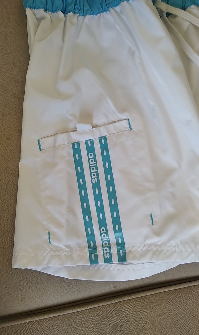 Erkek Beyaz Baskılı Mini Şort - Görsel 5