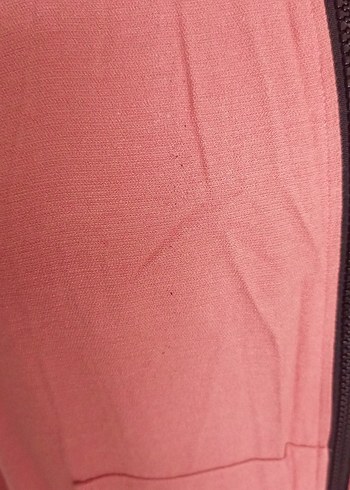 Pembe  Keten bayan kapşonlu - Görsel 4