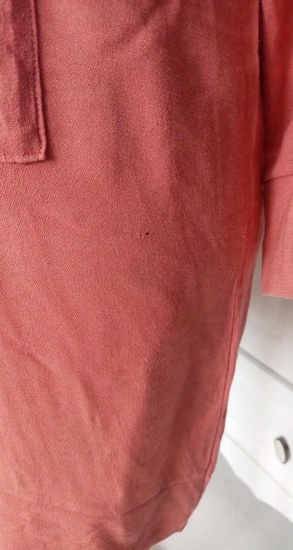 Pembe  Keten bayan kapşonlu - Görsel 5