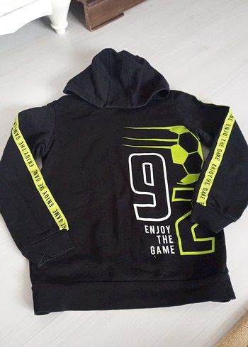 Gri Erkek Çocuk Boğazlı Sweatshirt - Görsel 4