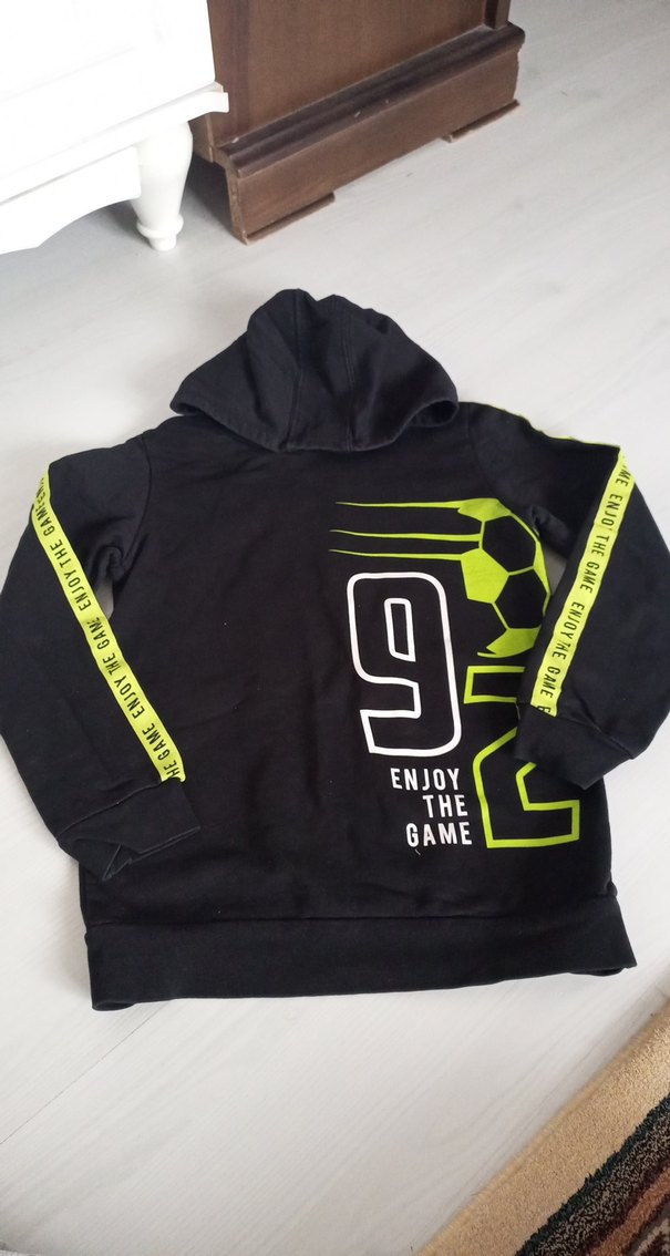 Gri Erkek Çocuk Boğazlı Sweatshirt - Görsel 4